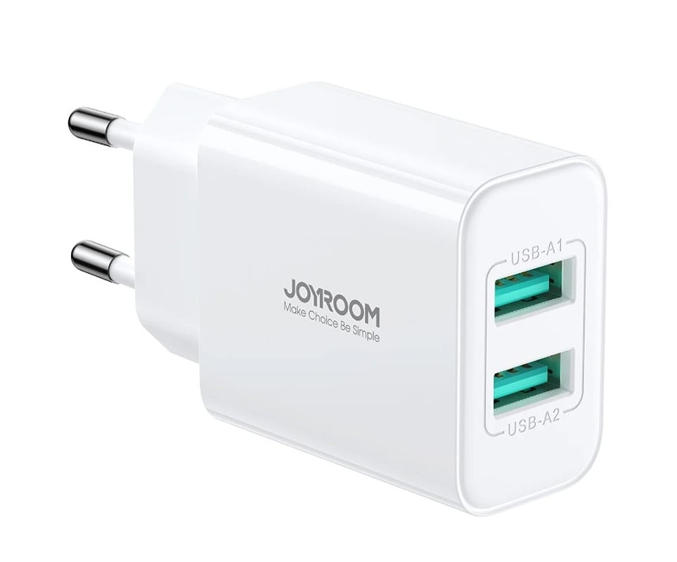 Caricatore Da 2,1A Con 2 Porte Usb