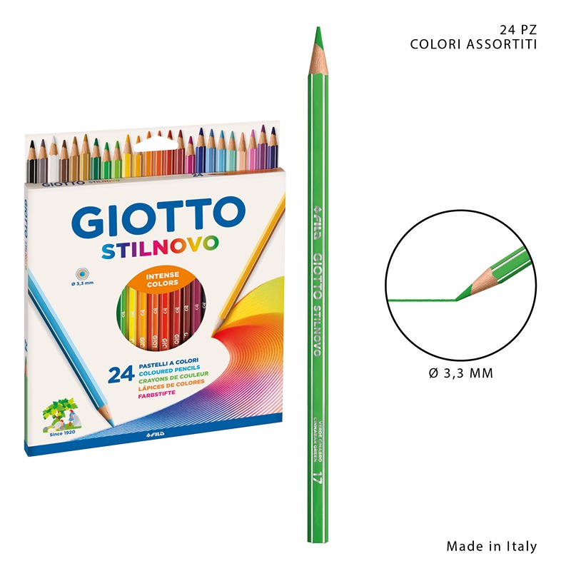 Pastelli Stilnovo A Colori 24PZ