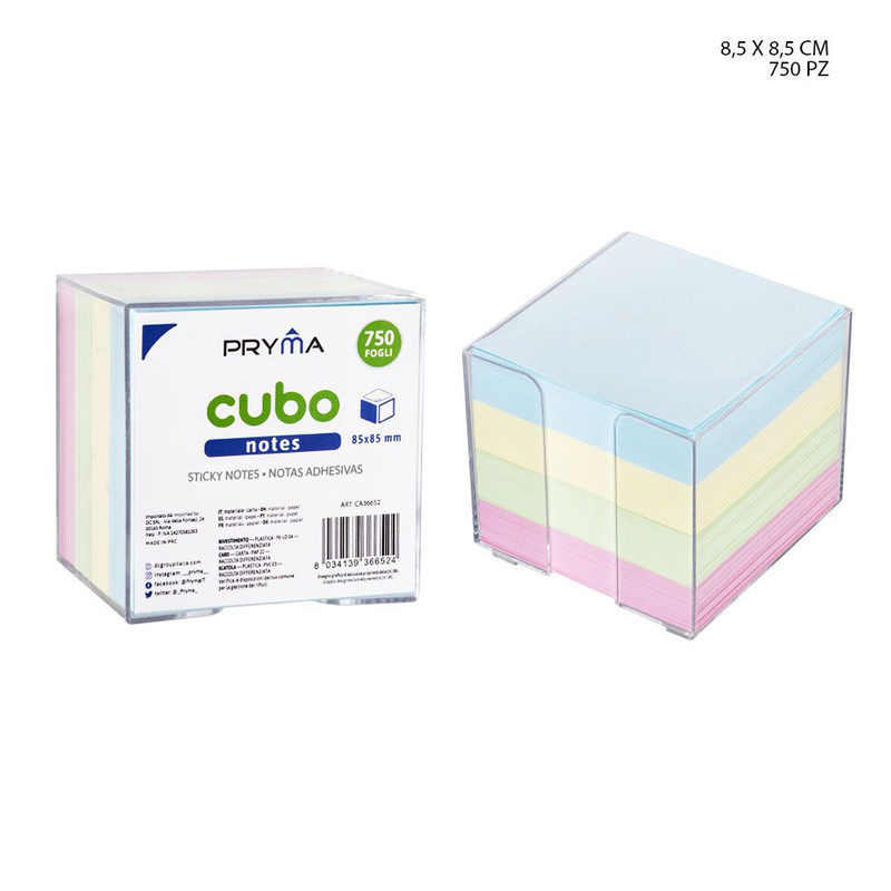 Cubo sticky notes