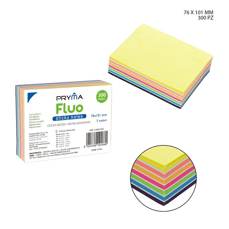 Fluo sticky notes