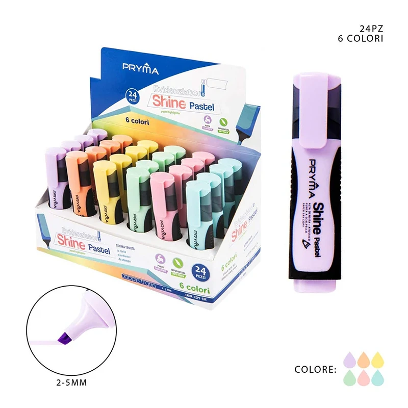 Evidenziatore pastel