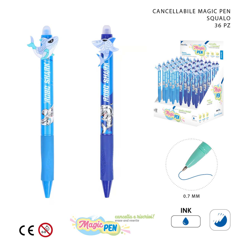 Penna Blu A Sfera Cancellabile Magic Pen 0.7MM 1PZ