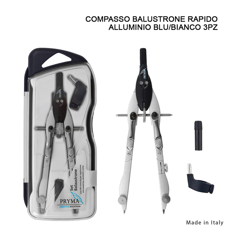 Set Compasso Balaustrone Alluminio 1PZ