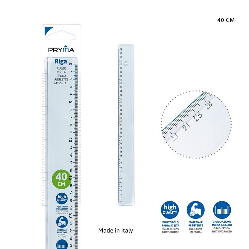 Righello Trasparente 40CM